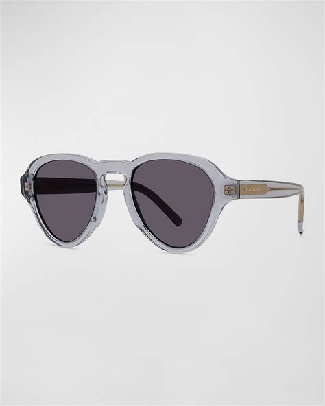 Givenchy Men's GV Day Acetate Aviator Sunglasses.